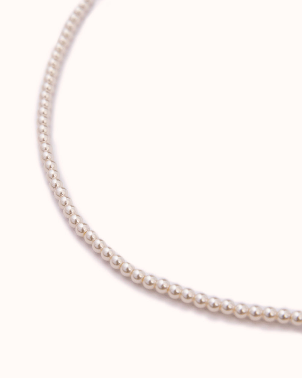 Creamy Pearl Necklace 3mm - Two Lengths