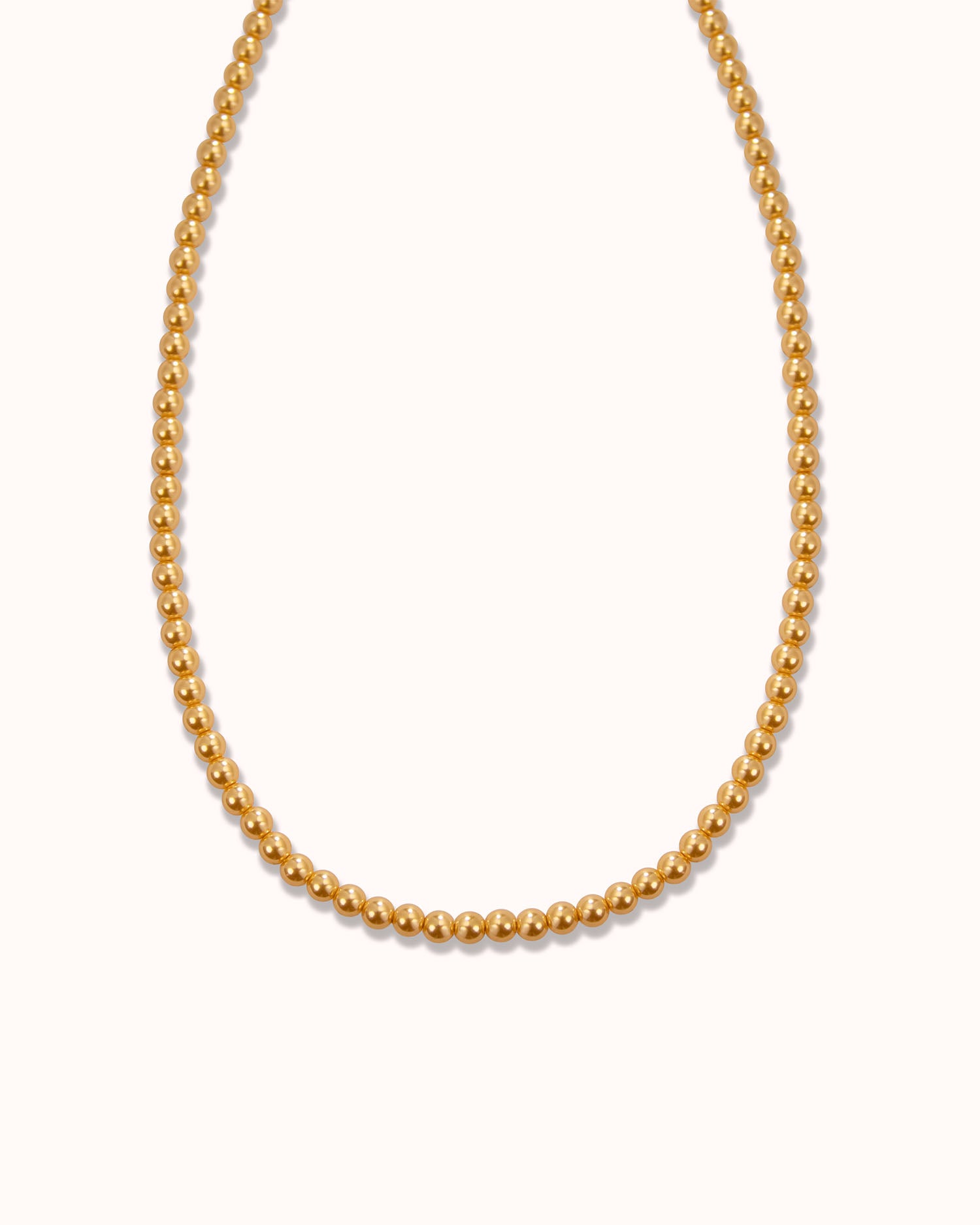 Gold Pearl Necklace