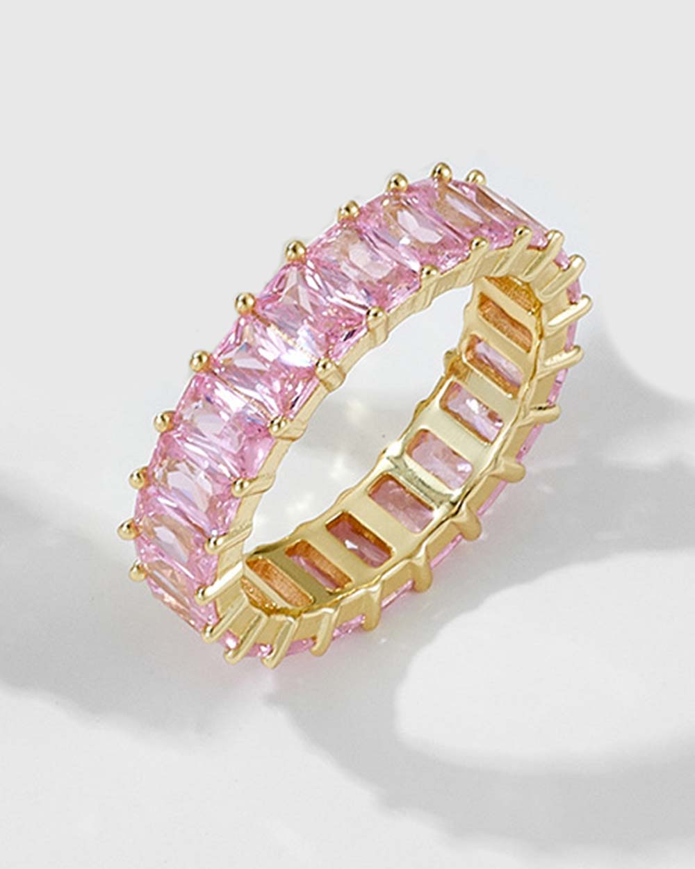 Baguette Cubic Zirconia Ring